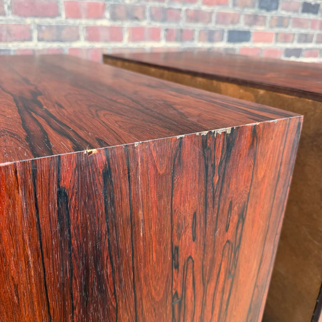 Pair of Jack Cartwright for Founders Rosewood Three Drawer Chests