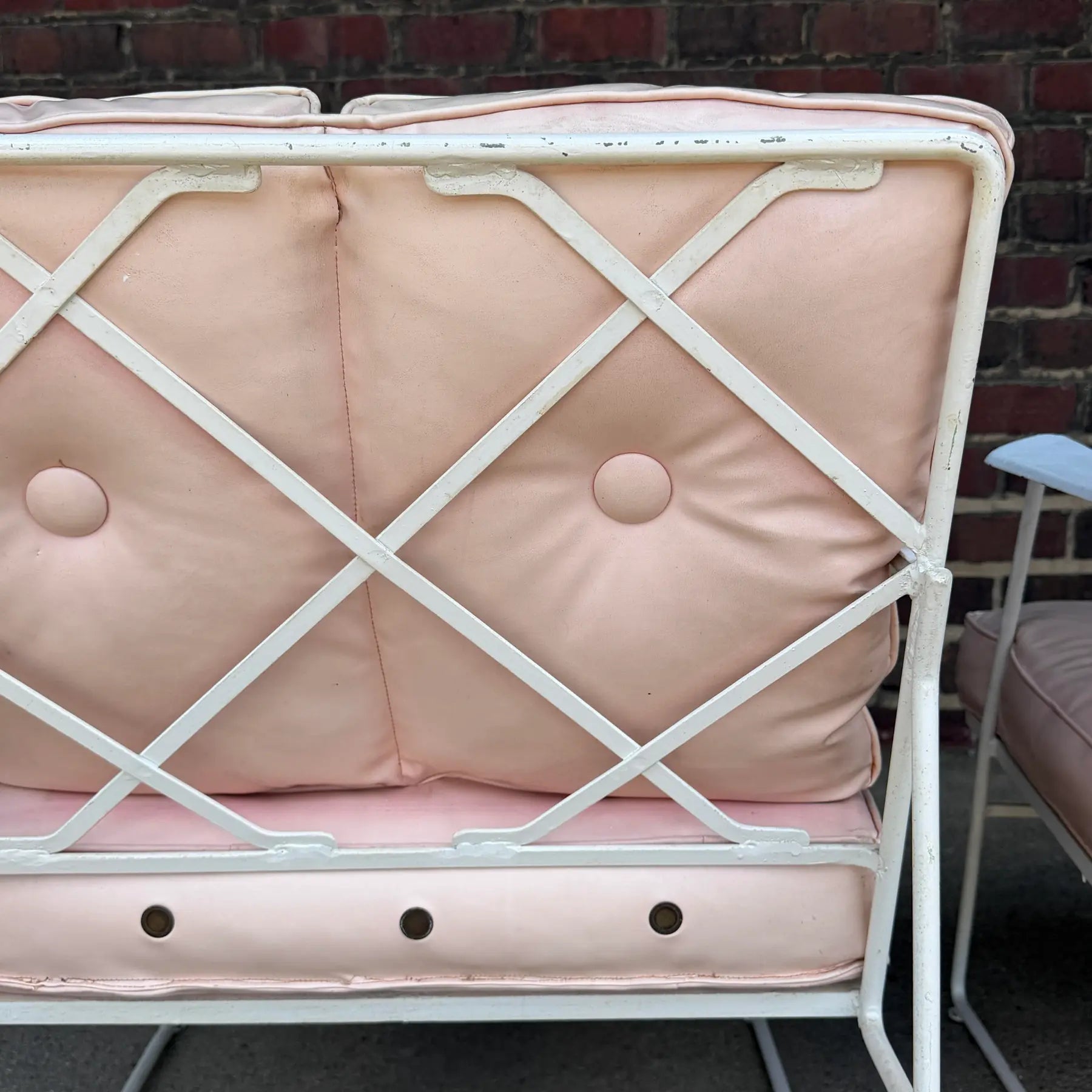 Very Rare Salterini Pair of Lounge Chairs and Ottomans