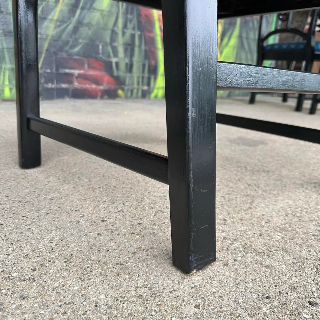 Mid-Century Modern Michael Taylor for Baker Dining Chairs W. Interlocking Circle
