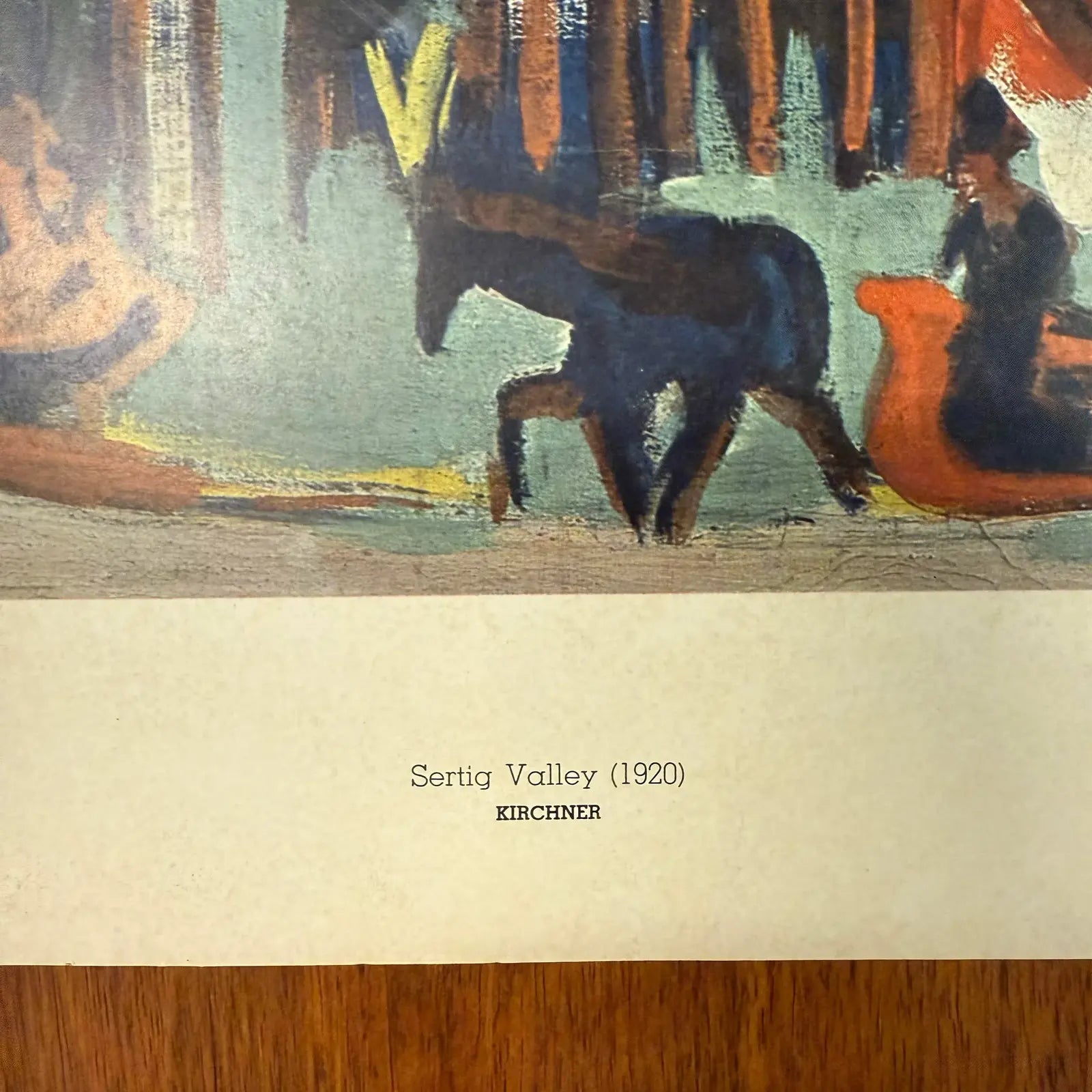 1920 Ernst Ludwig Kirchner “Sertig Valley” Landscape Poster
