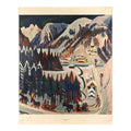 1920 Ernst Ludwig Kirchner “Sertig Valley” Landscape Poster
