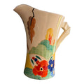 1933 Clarice Cliff “Secrets” Pattern Daffodil Shape Jug – Scarce Form