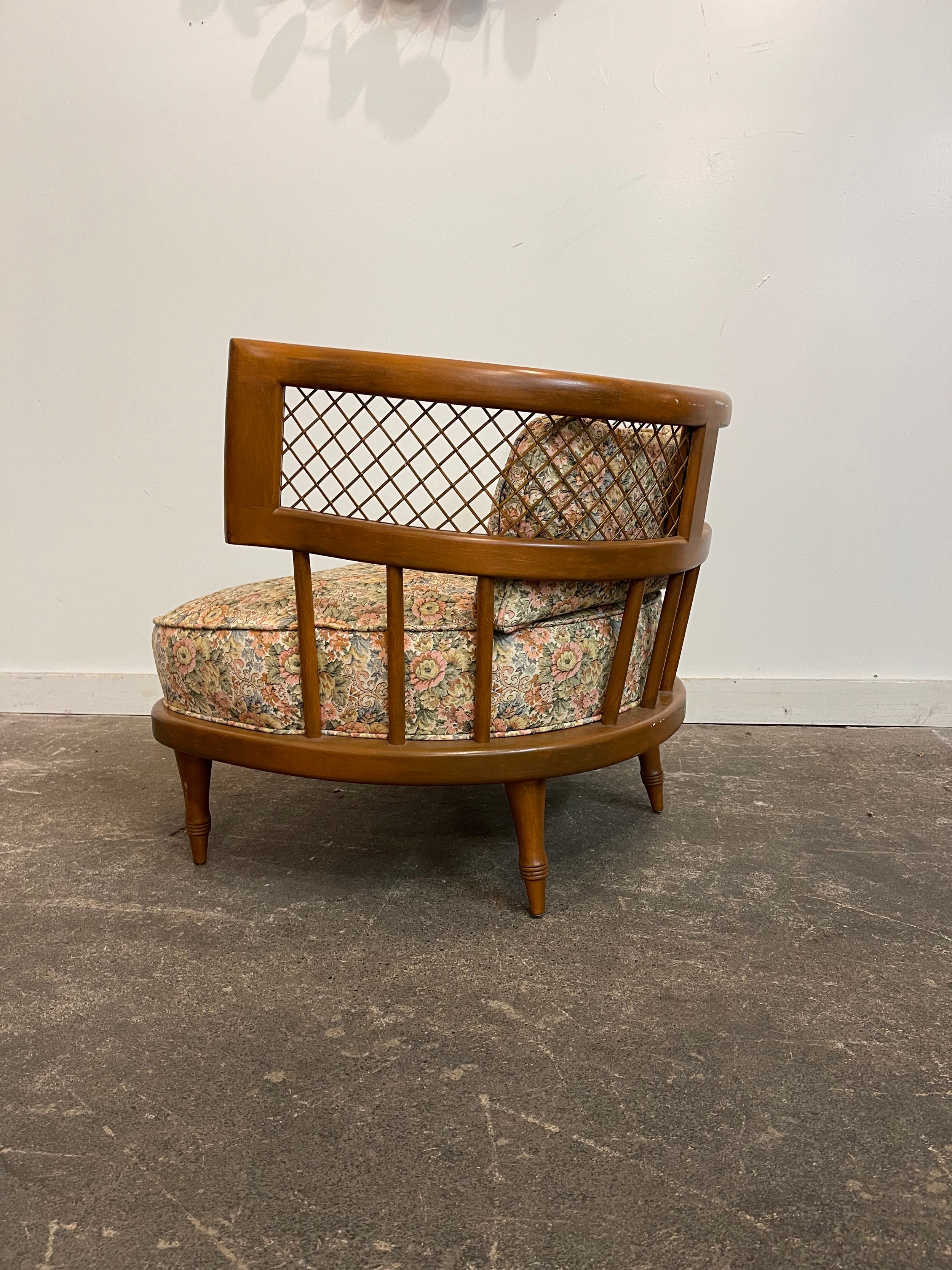 1940s Vintage Slipper Chair