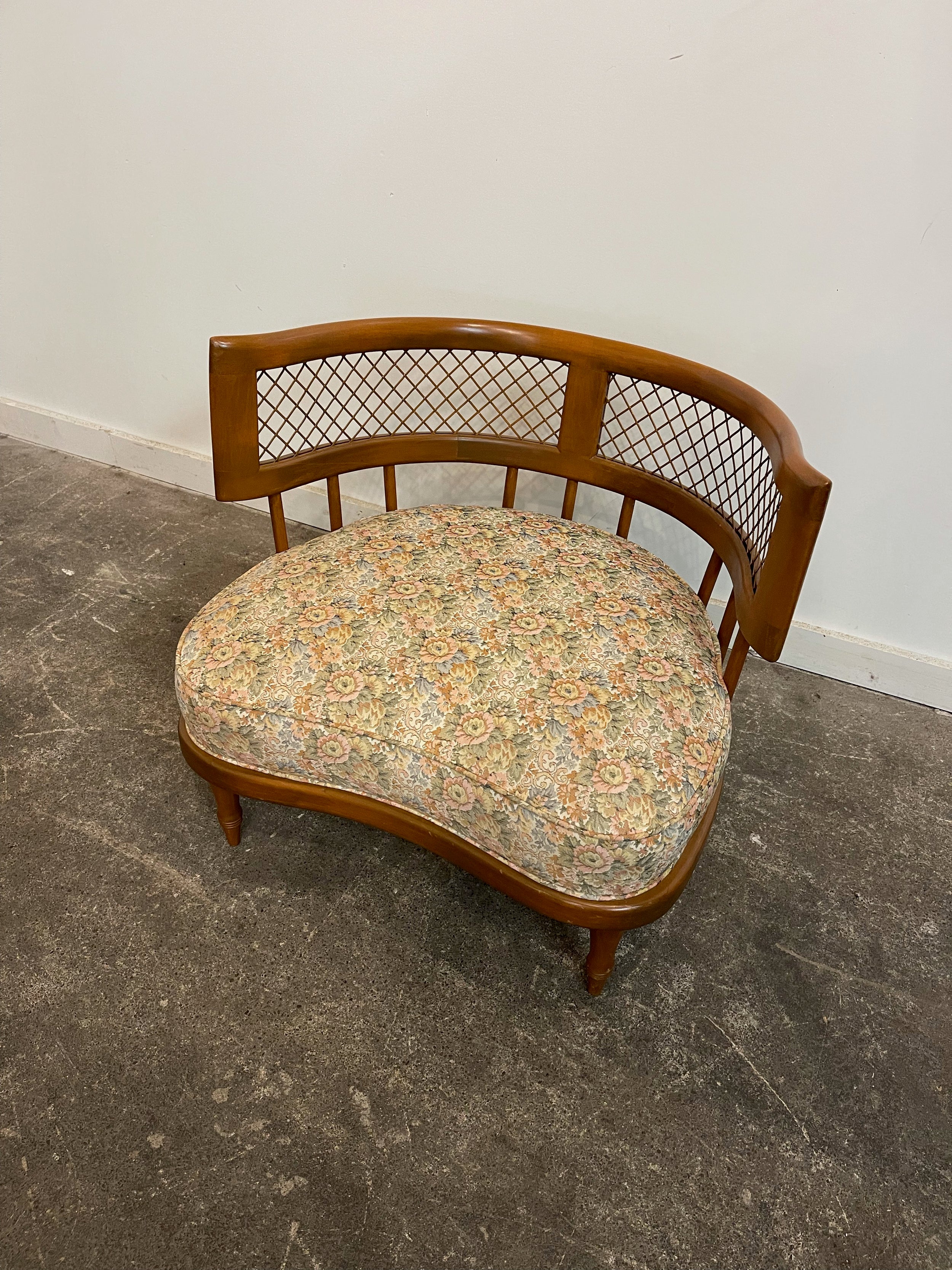 1940s Vintage Slipper Chair