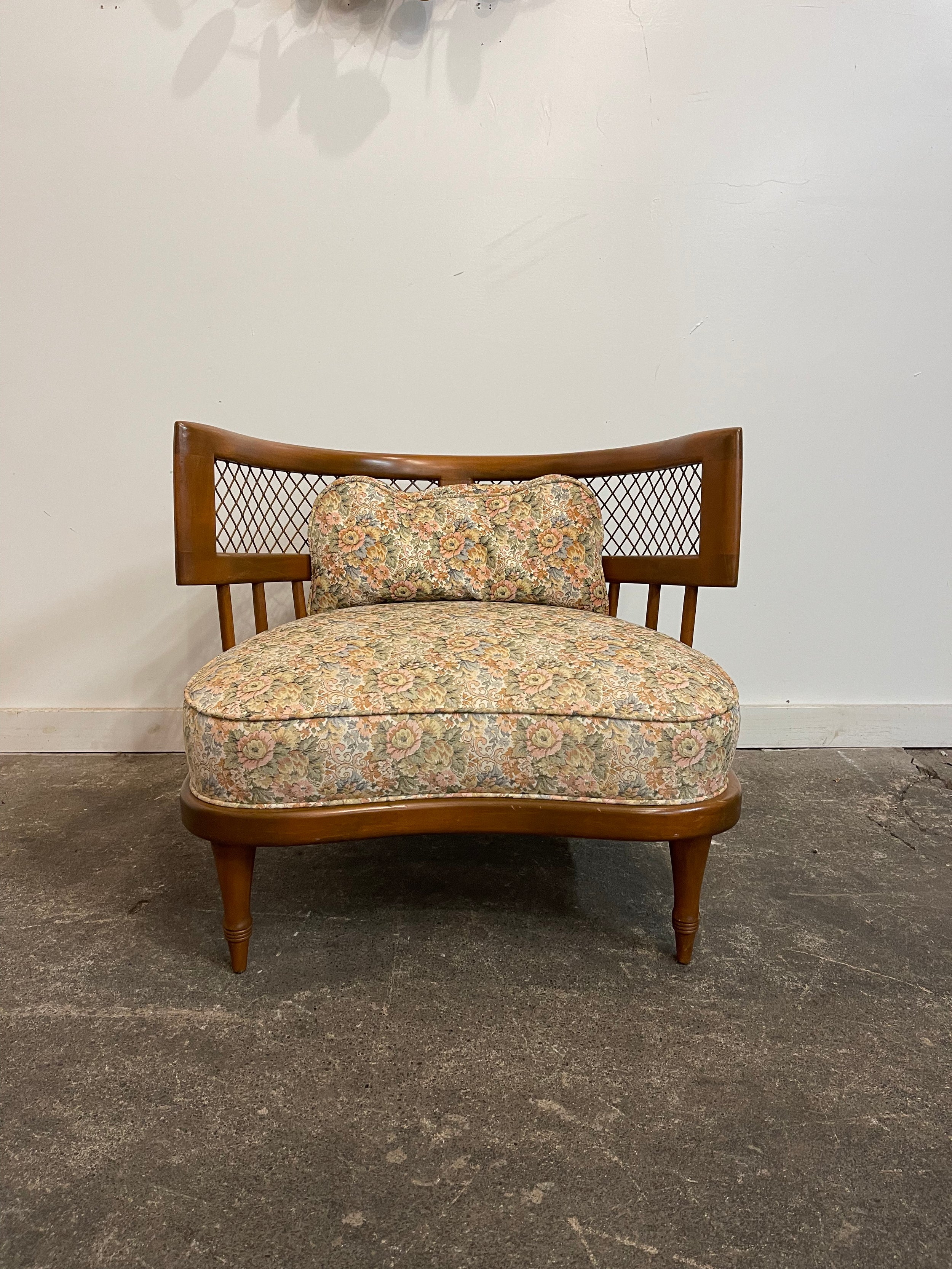 1940s Vintage Slipper Chair