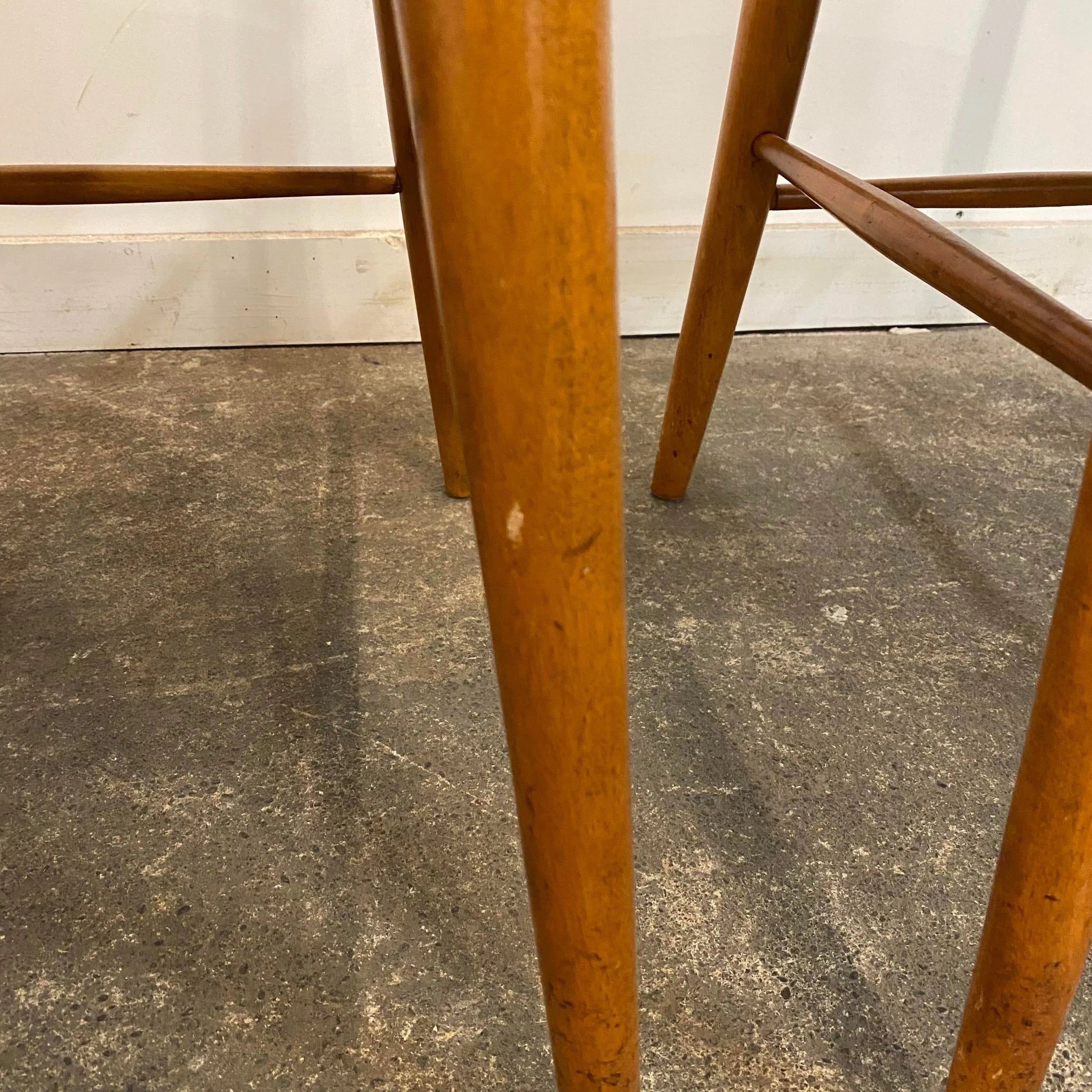 1950s Paul McCobb Planner Group Dining Table and Chairs with One Leaf - 6 Pieces