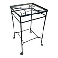 1950s Salterini Outdoor Patio Iron Tall Side Table, Attributed