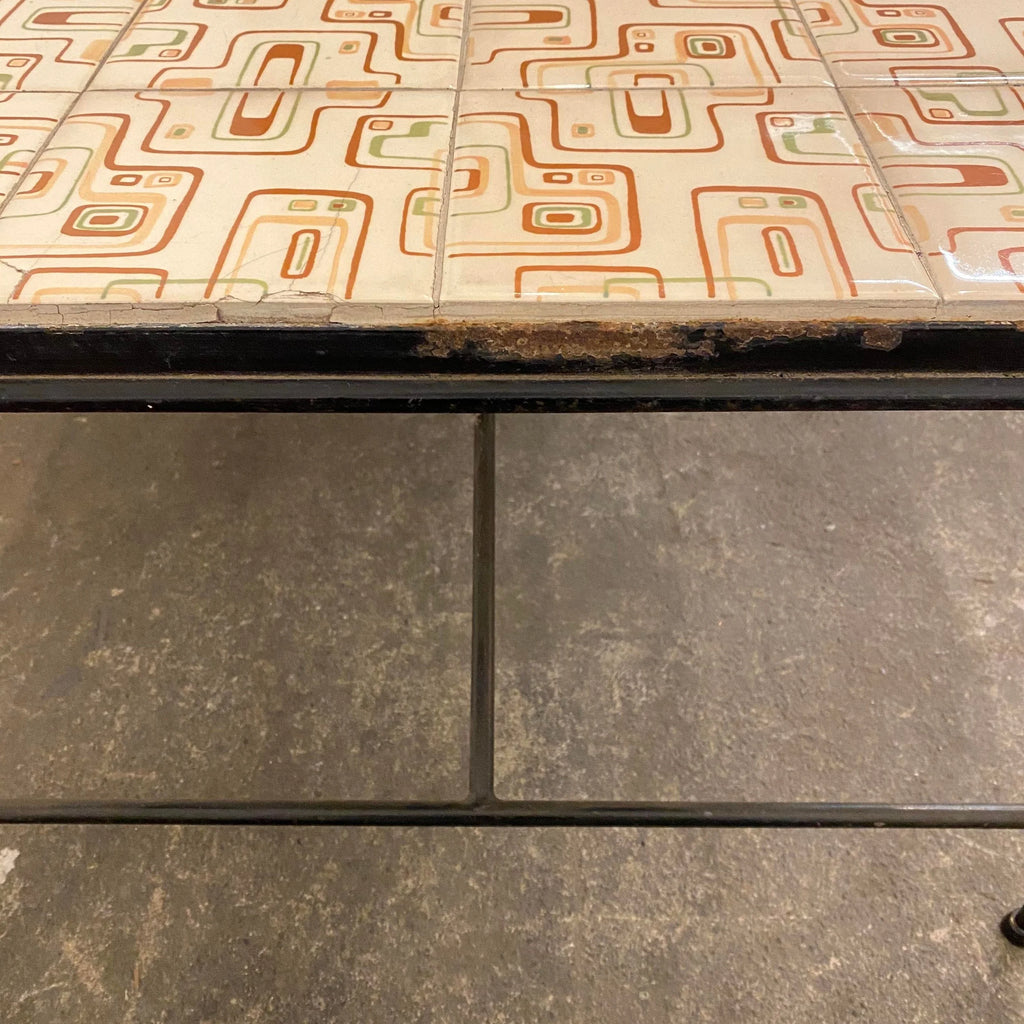 1960s Arden Riddle Tile Top Coffee Table
