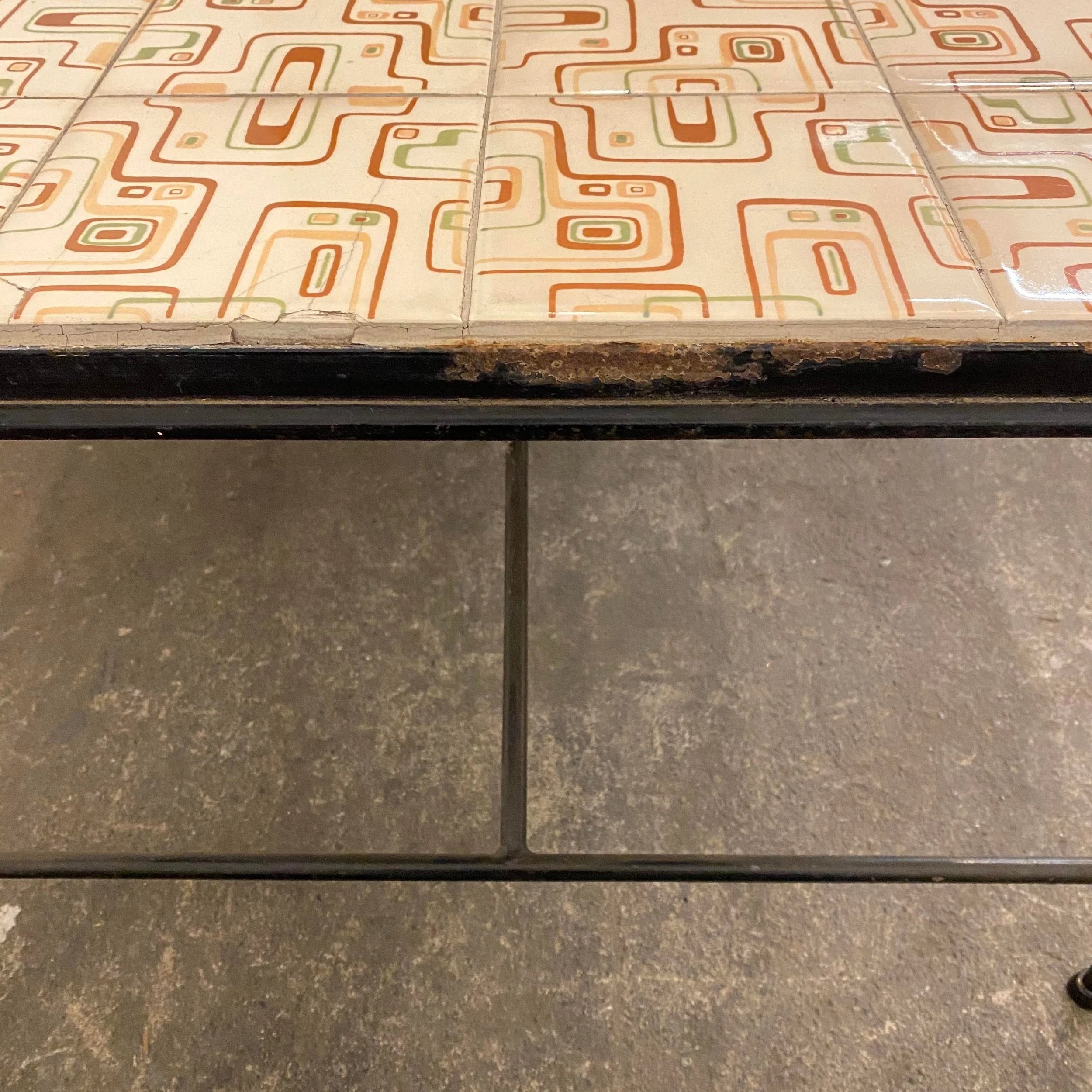 1960s Arden Riddle Tile Top Coffee Table