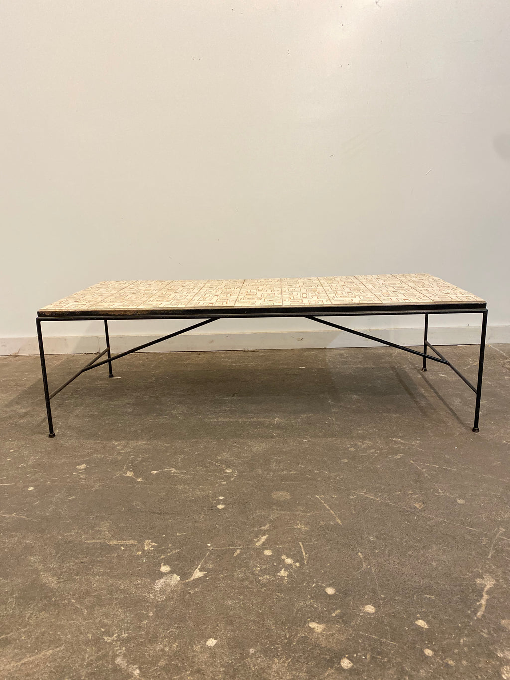 1960s Arden Riddle Tile Top Coffee Table