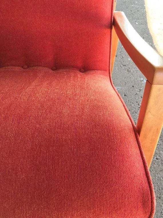 Pair of Jens Risom Lounge Arm Chairs