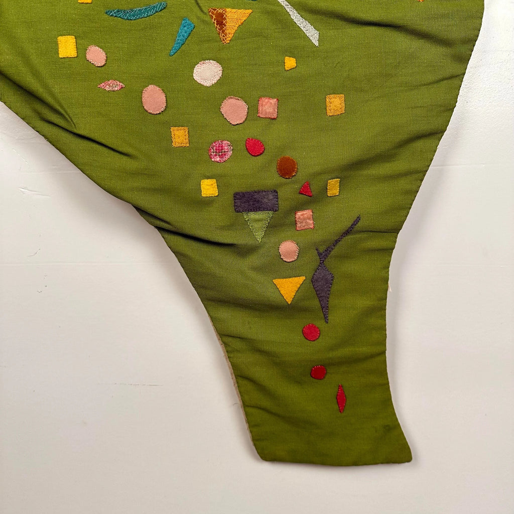 1960s Studio Made Kristina Friberg Fiber Art Tapestry “Joy”