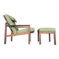 1969 Studio Made Arden Riddle Lounge Chair and Ottoman