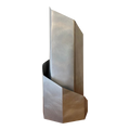 1970s Constructivist Table Lamp in Folded Aluminum by Godley-Schwan