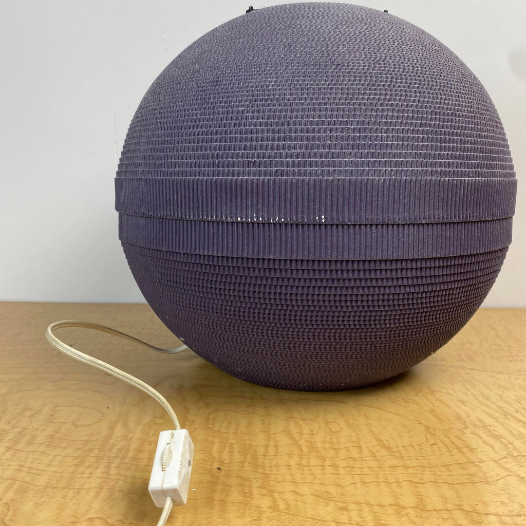 1970s Corrugated Cardboard Table Lamp