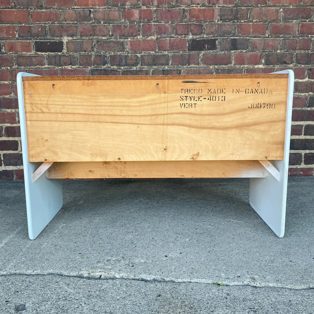 1970s Desk by Giovanni Maur for Treco Green Mid Century Modern Retro