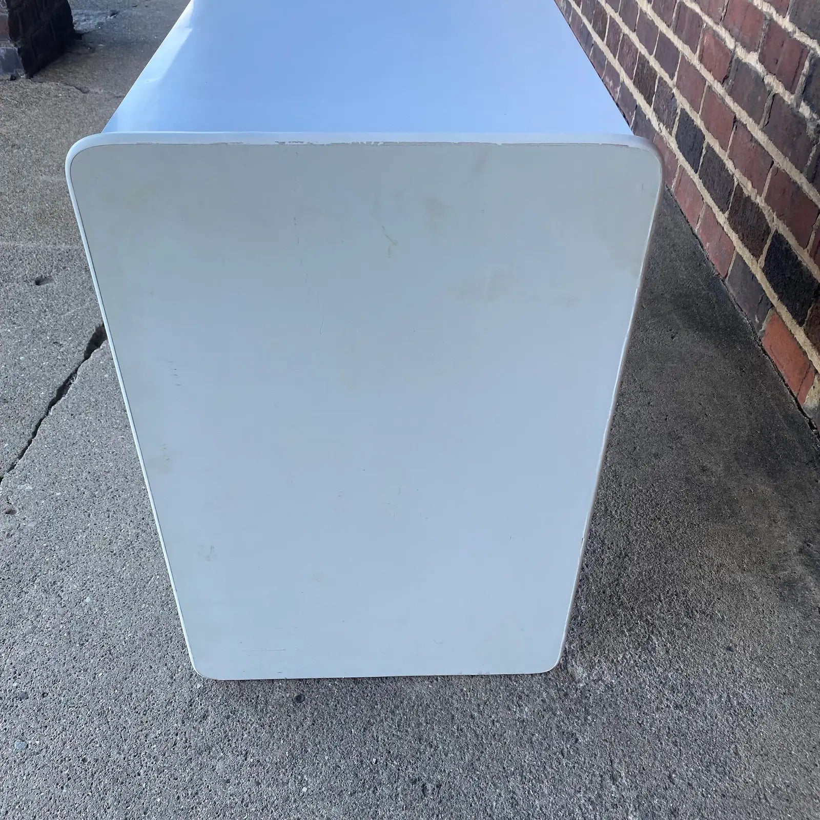 1970s Desk by Giovanni Maur for Treco Green Mid Century Modern Retro