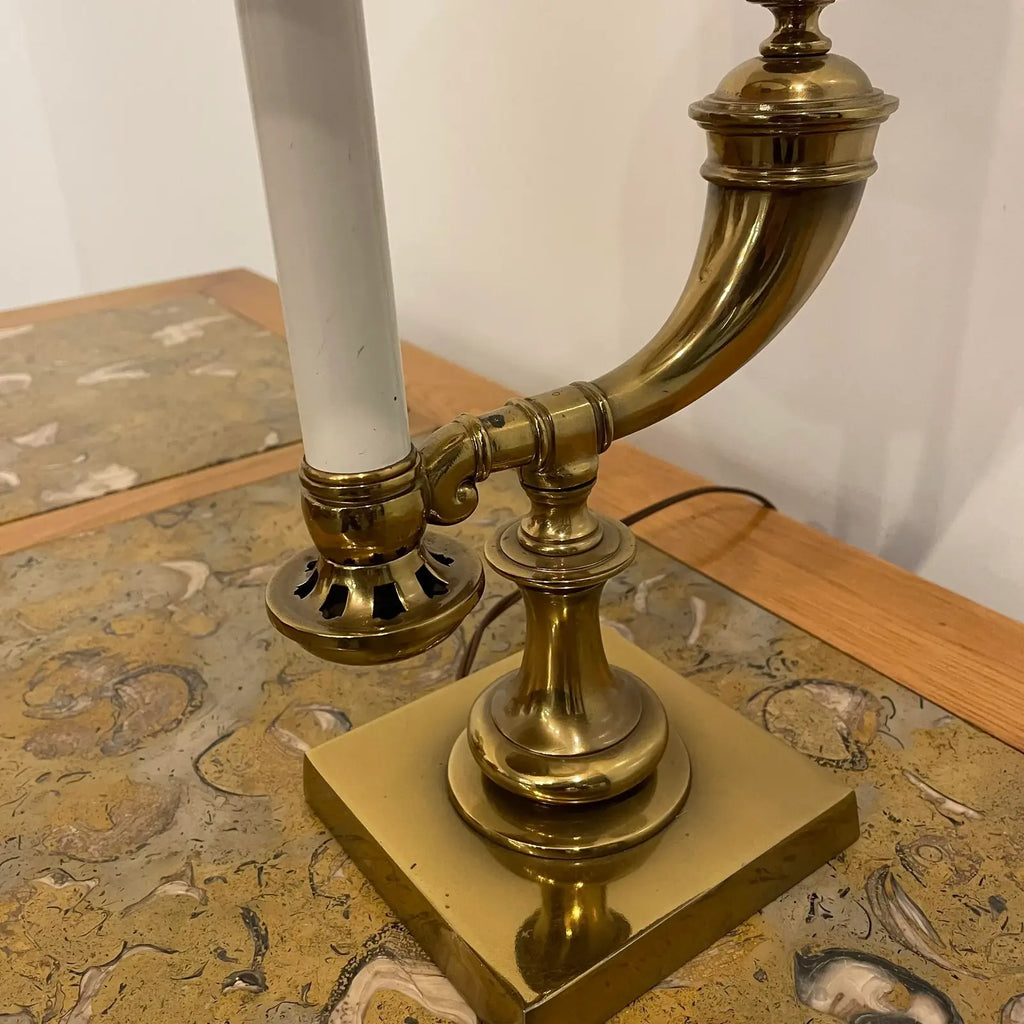 1970s Mid-Century Modern Brass Stiffel Table Lamp