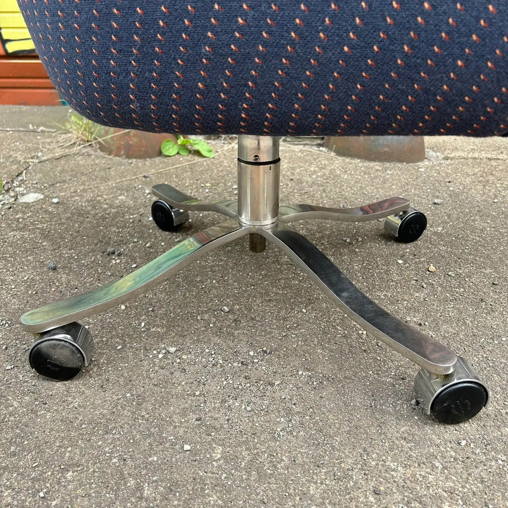 1970s Ward Bennett Office Chairs- Set of 5
