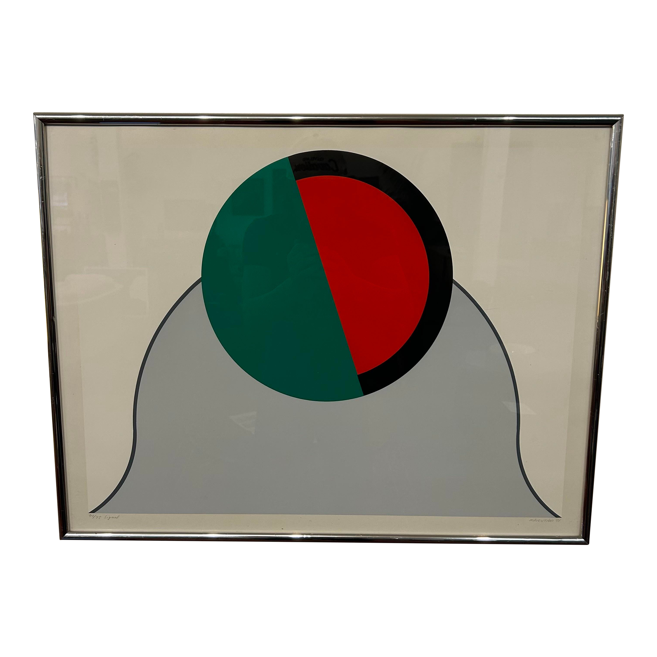 1971 Takesada Matsutani “Signal” Lithograph 70/75