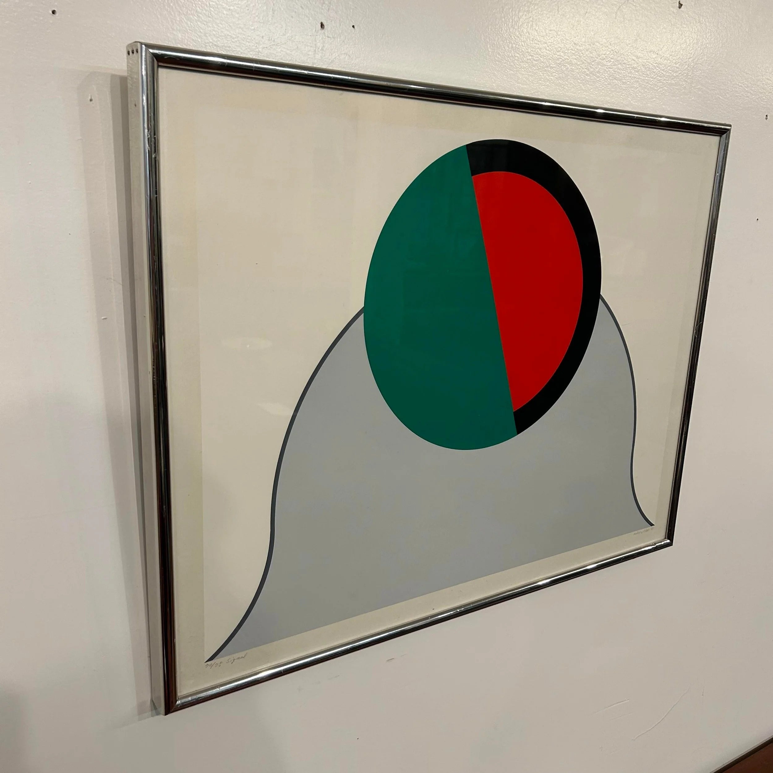 1971 Takesada Matsutani “Signal” Lithograph 70/75