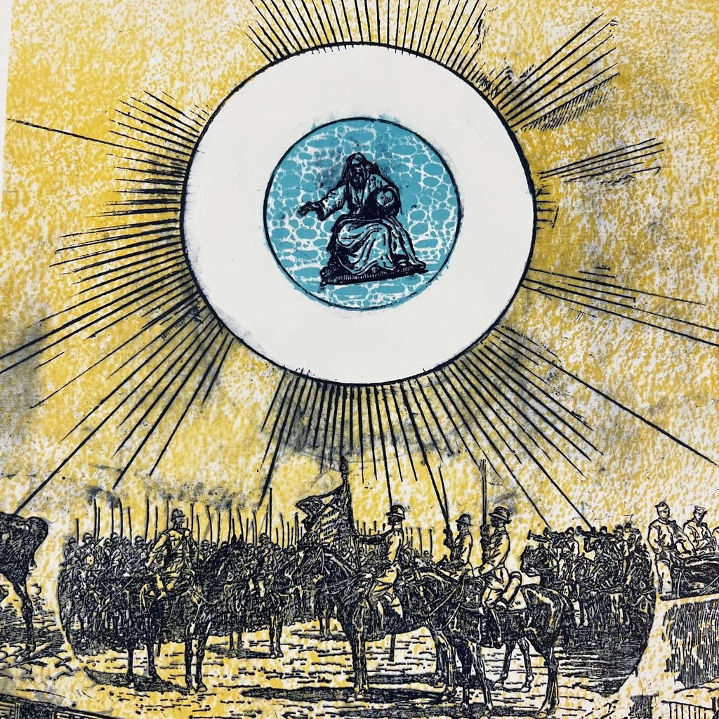 1972 Lithograph Max Ernst “The Ballad of the Soldier” Exhibition Poster