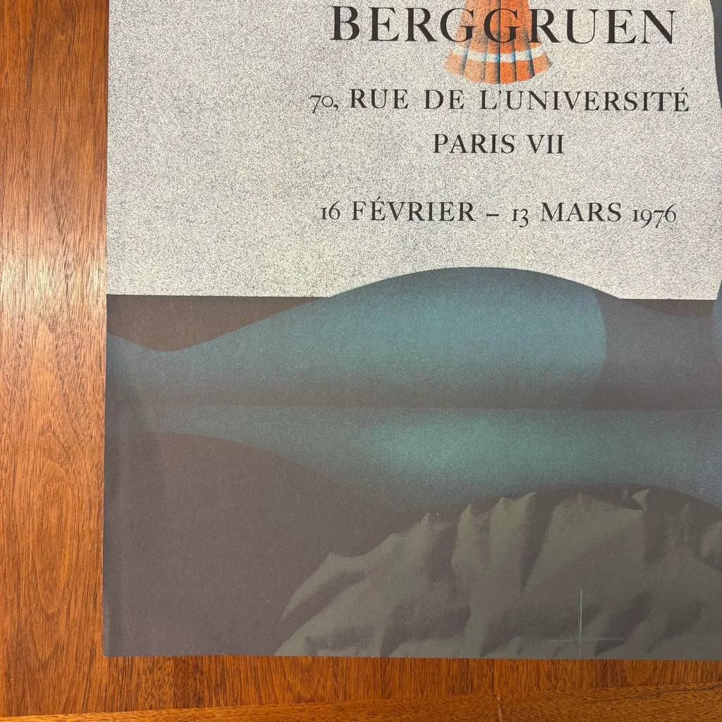 1976 Paul Wunderlich Lithographs Exhibition Poster