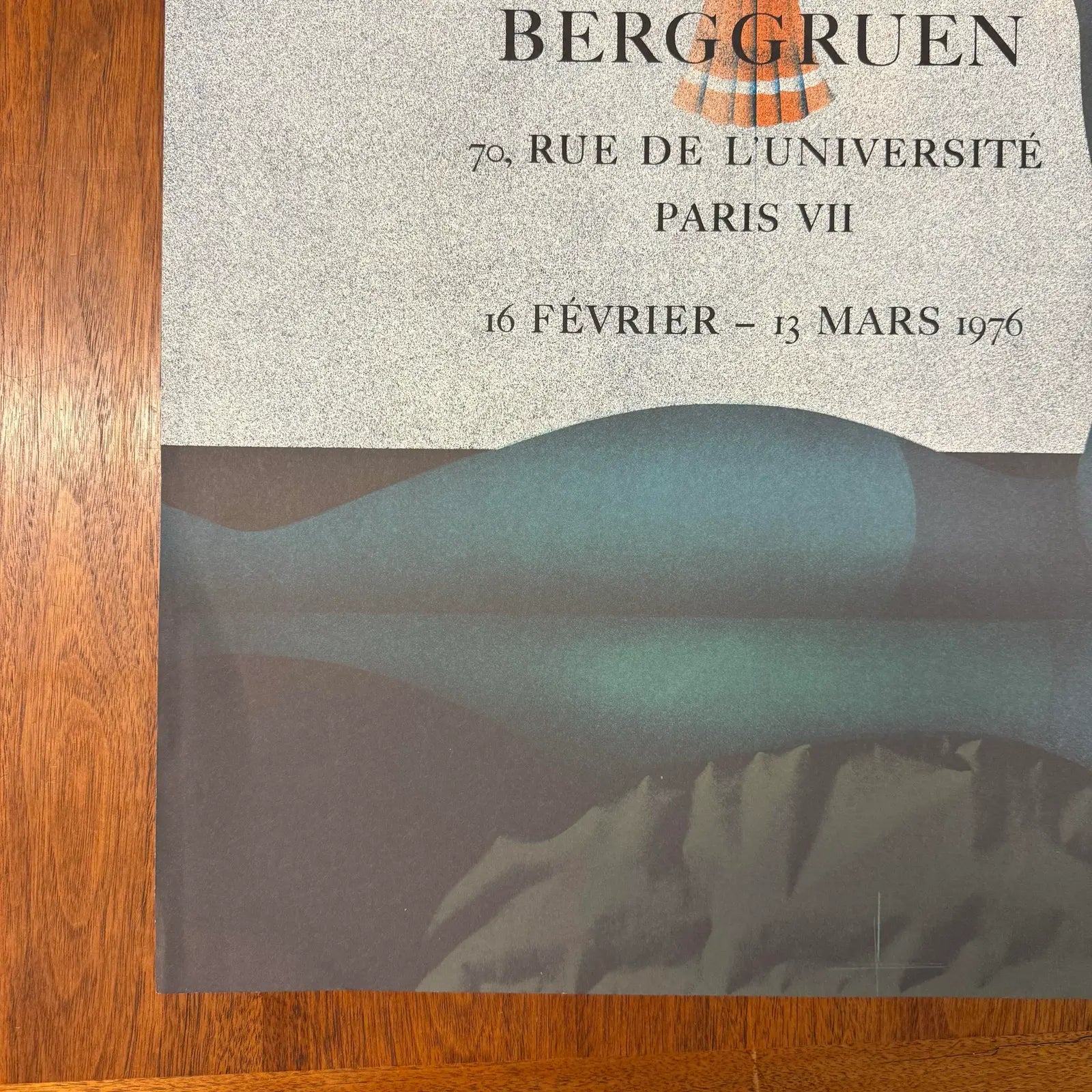 1976 Paul Wunderlich Lithographs Exhibition Poster