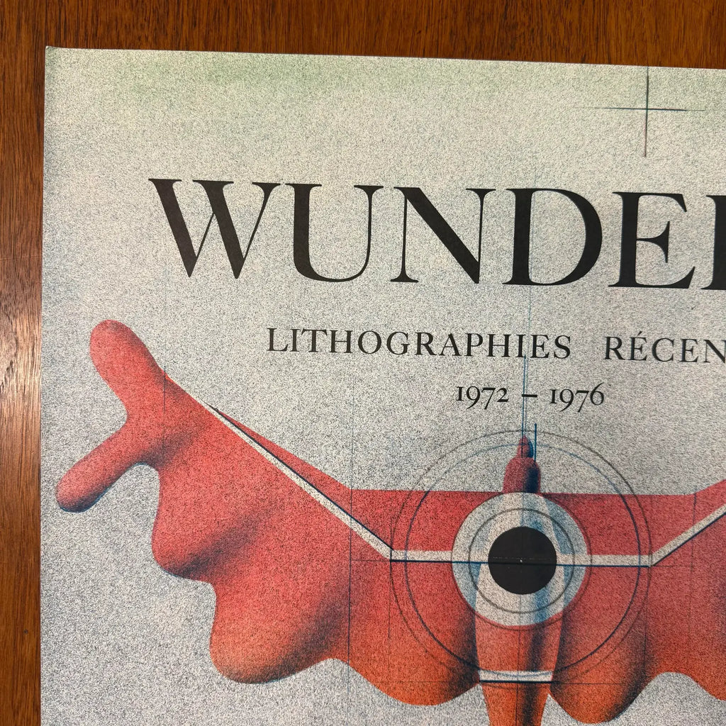1976 Paul Wunderlich Lithographs Exhibition Poster
