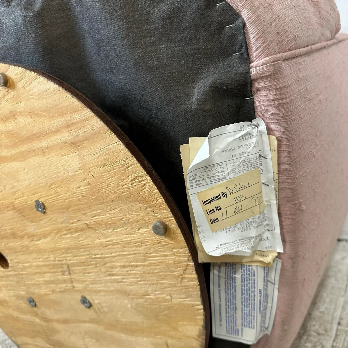 1980s Barrel Back Swivel Chair by Brookwood Furniture