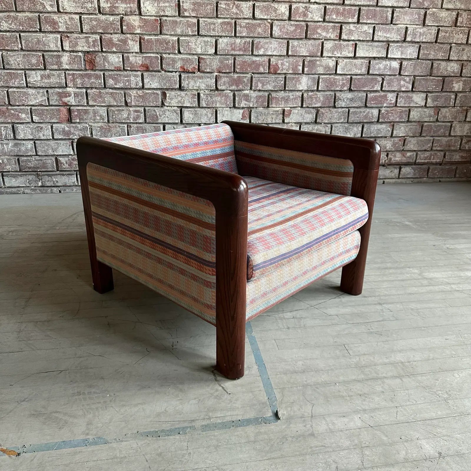 1980s David Edward Company Club Chair