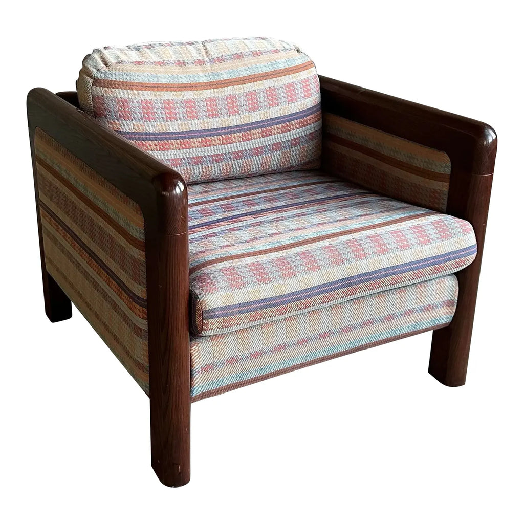 1980s David Edward Company Club Chair