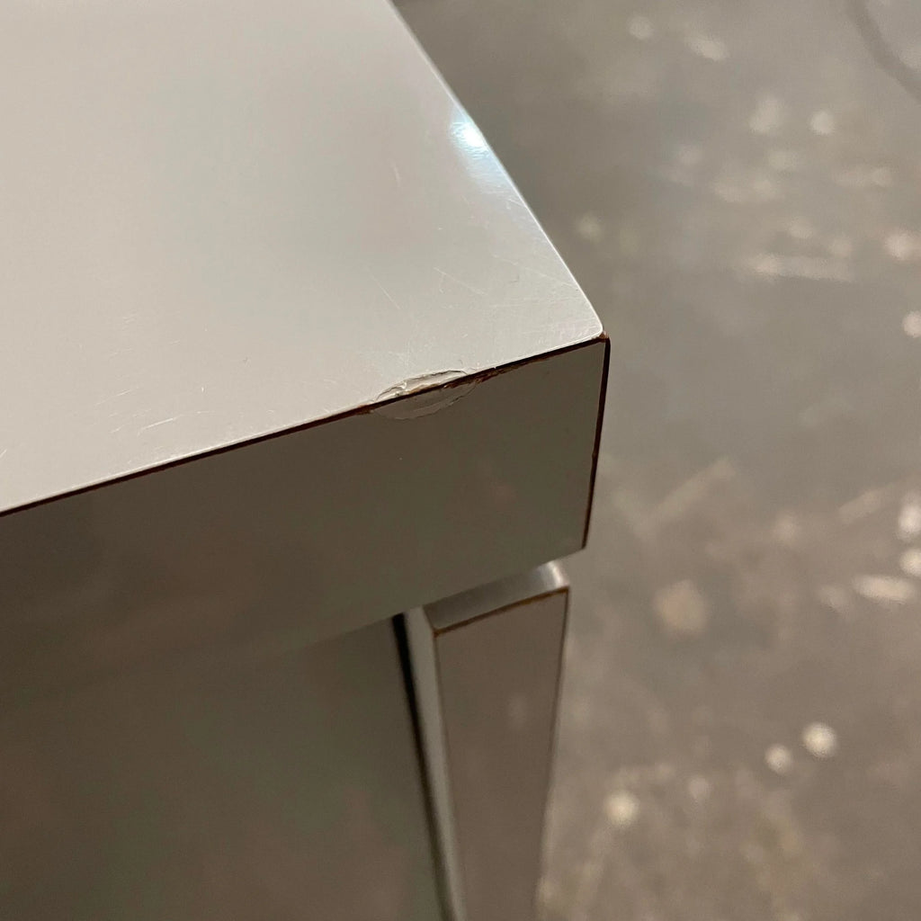 1980s Grey Cabinet 3 Drawer Dresser
