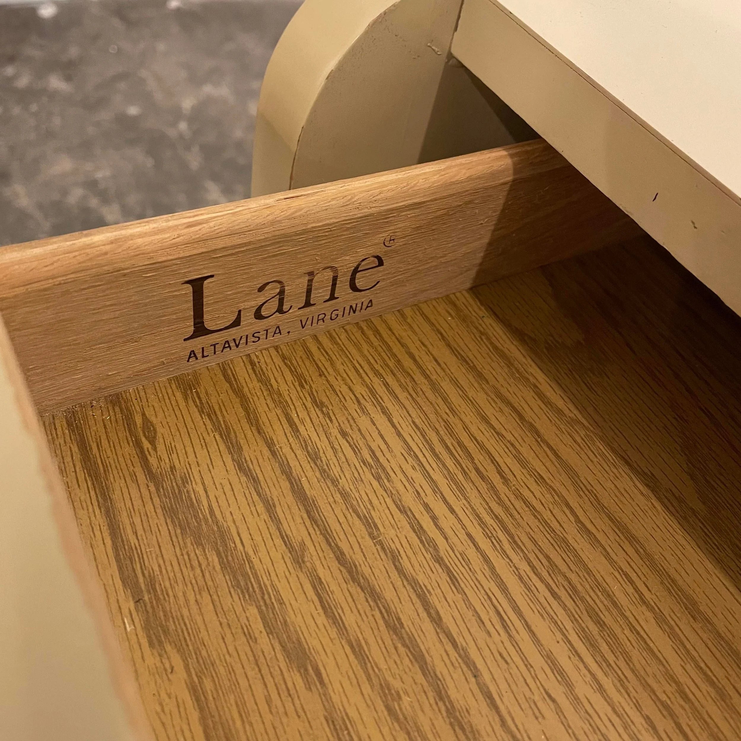 1980s Lane Brass 9 Drawer Low Dresser