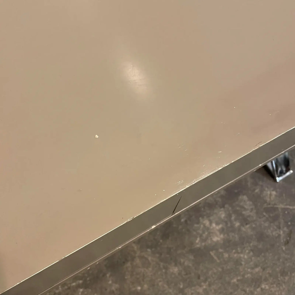 1980s Postmodern Chrome X Base Desk