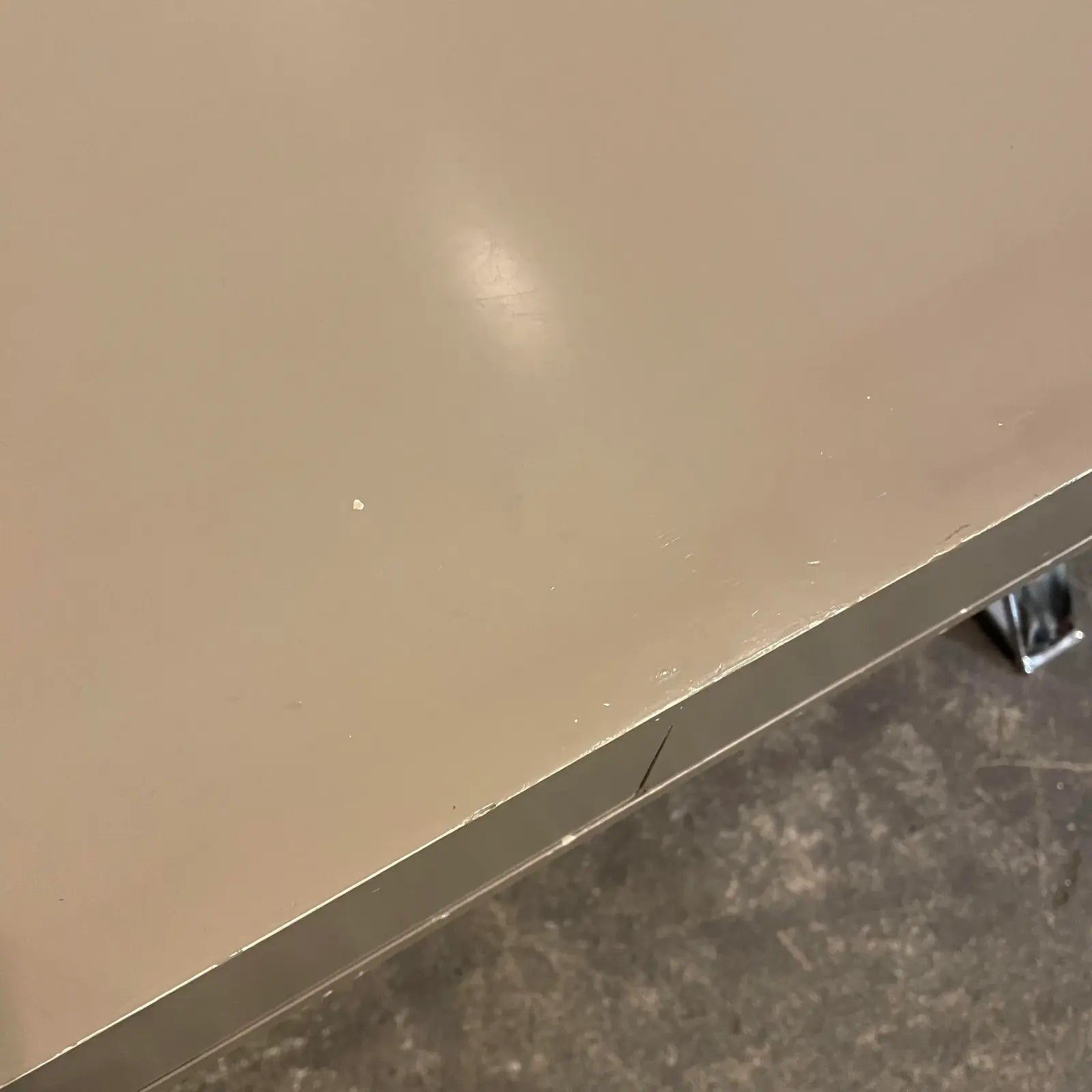 1980s Postmodern Chrome X Base Desk