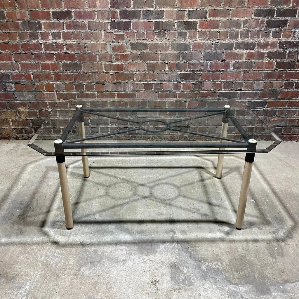 1980s Vintage Dining Set in the Style Cleo Baldon - 5 Pieces