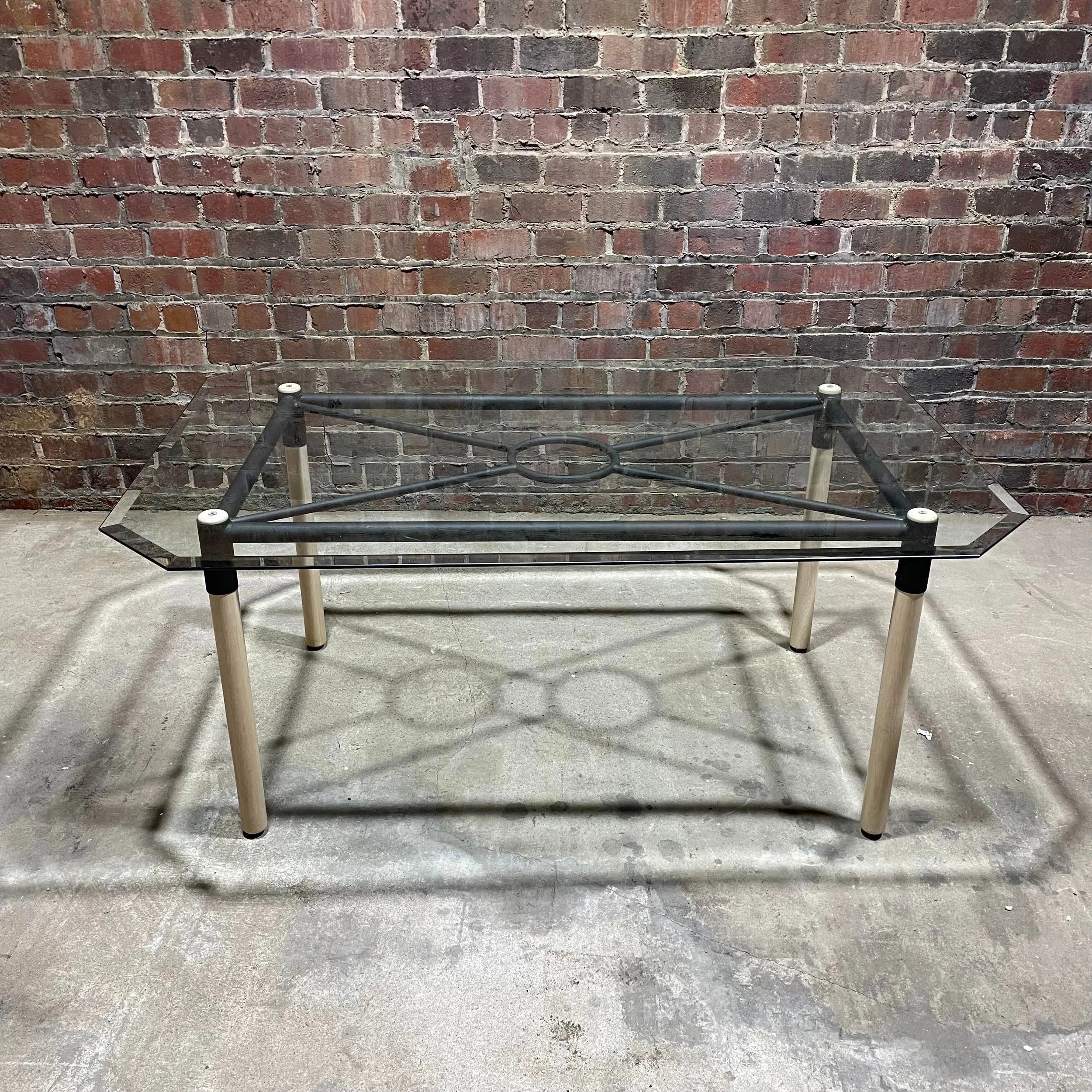 1980s Vintage Dining Set in the Style Cleo Baldon - 5 Pieces