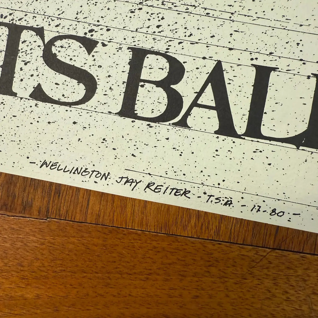1981 Tulane School of Architecture Beaux-Arts Ball Lithograph Poster by Wellington Jay Reiter