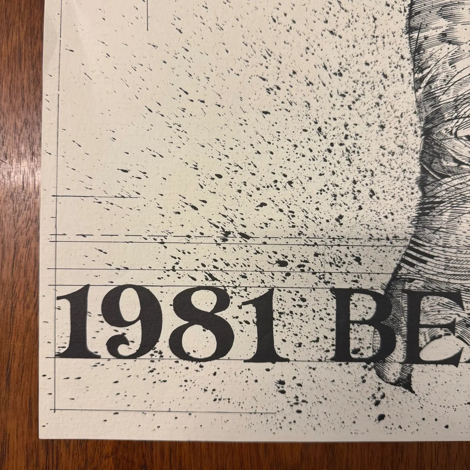 1981 Tulane School of Architecture Beaux-Arts Ball Lithograph Poster by Wellington Jay Reiter