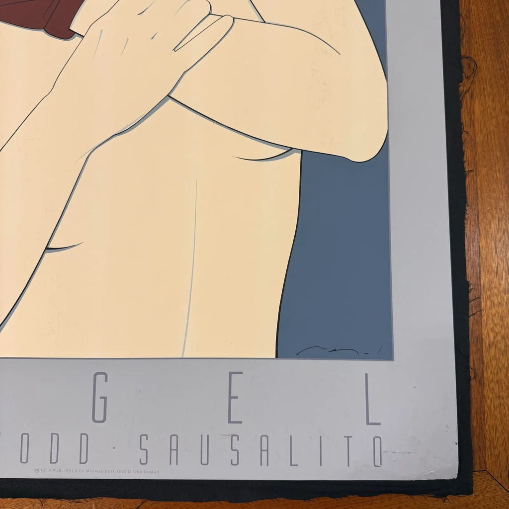 1985 Patrick Nagel "Commemorative #6" Serigraph Print