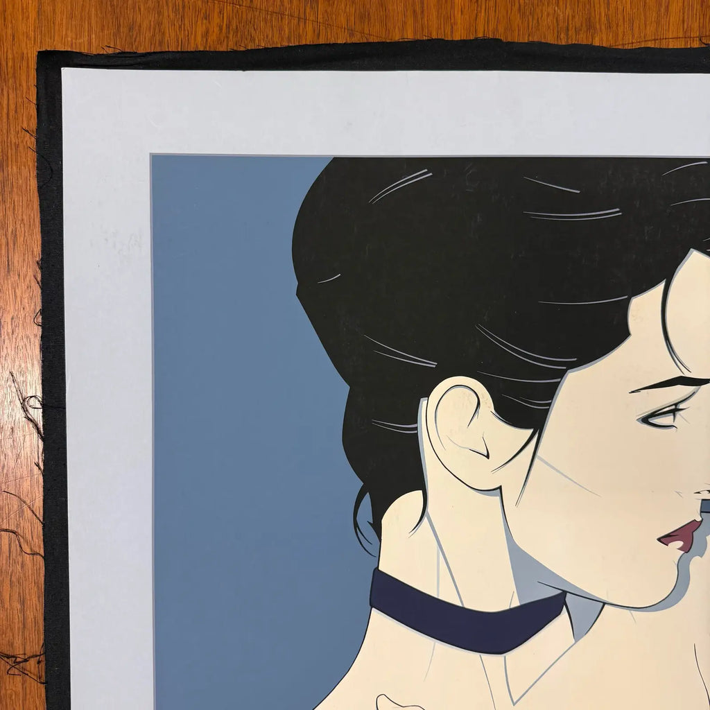 1985 Patrick Nagel "Commemorative #6" Serigraph Print