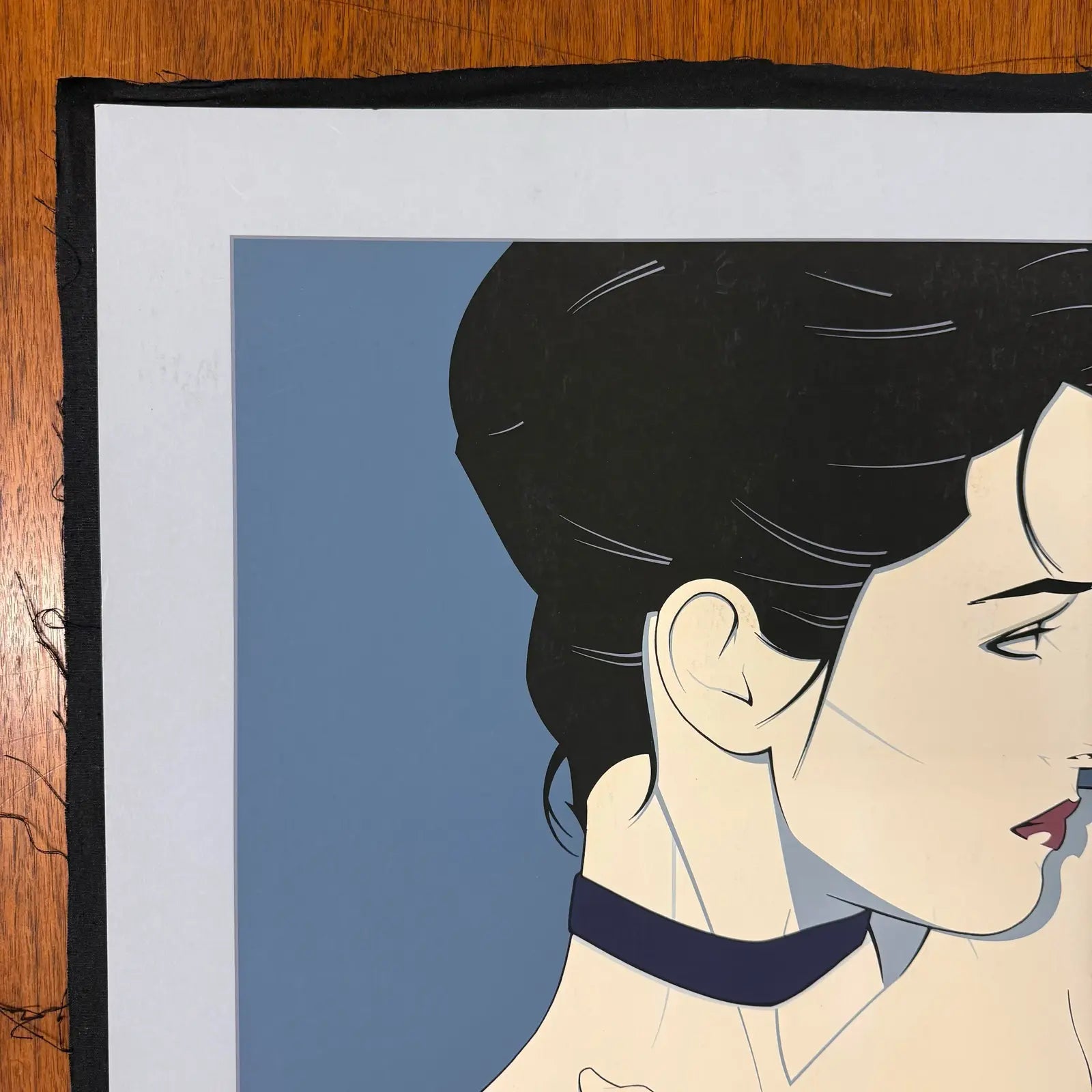1985 Patrick Nagel "Commemorative #6" Serigraph Print