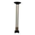 1986 Fredrick Raymond Lucite and Black Floor Lamp
