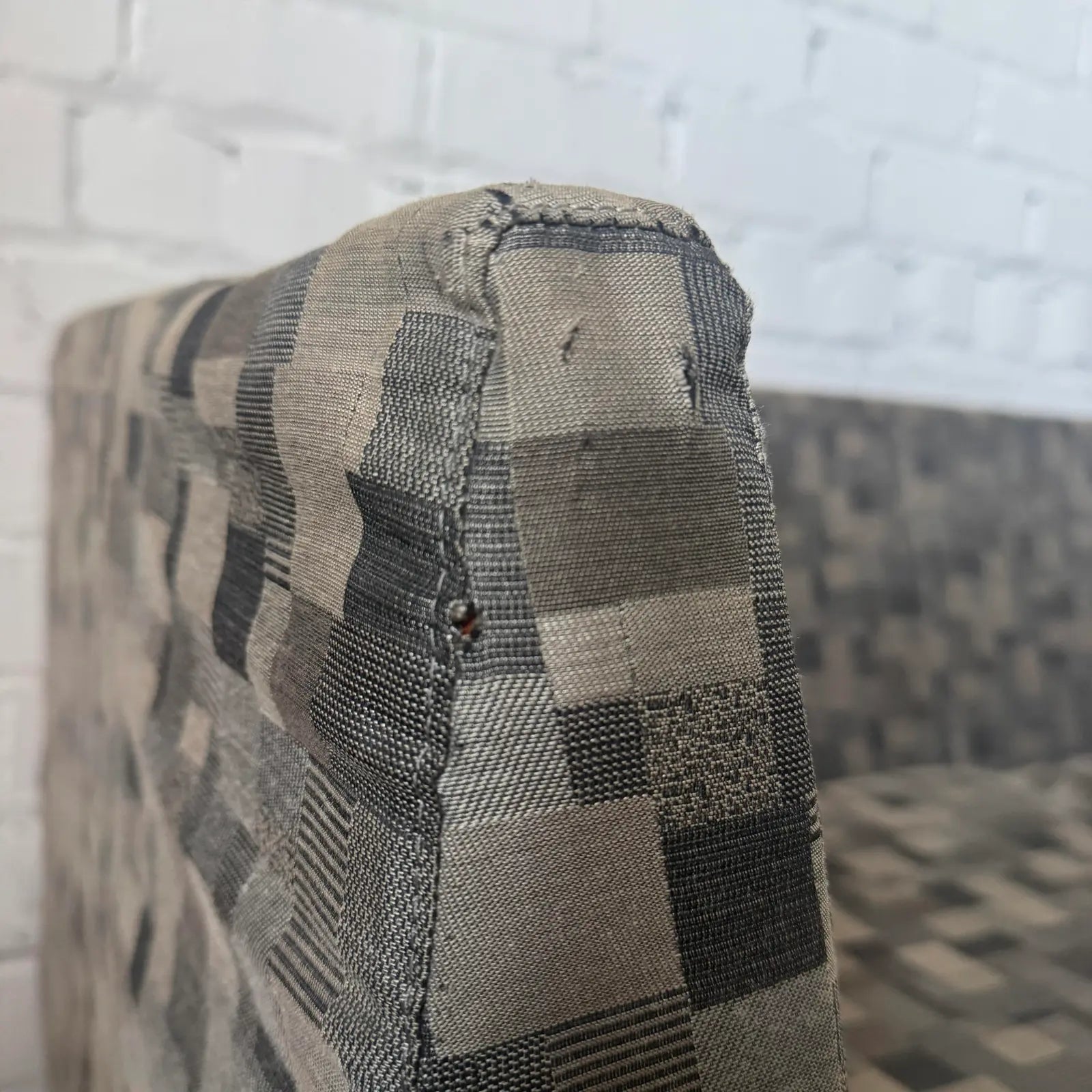 1990s Ettore Sottsass for Knoll Eastside Three Seat Sofa