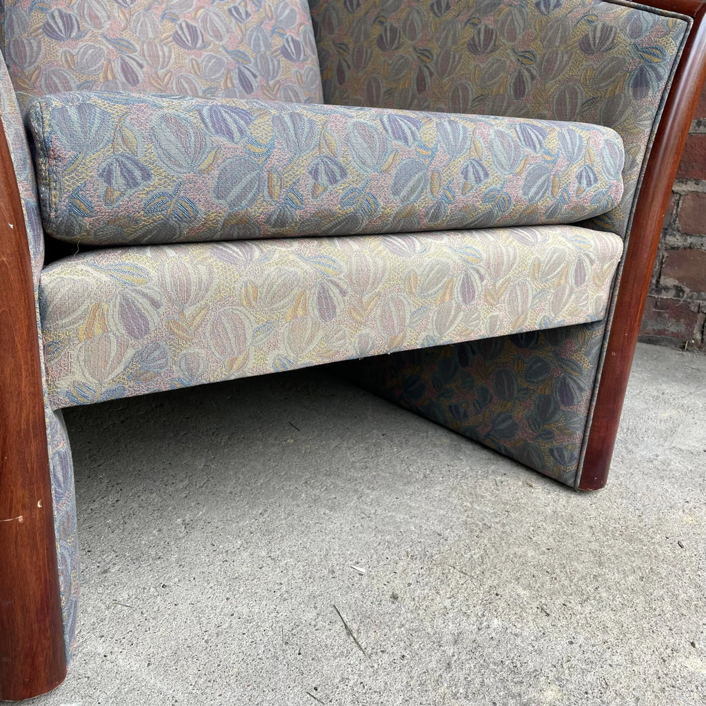 1990s Vintage Gunlocke Club Chairs - a Pair