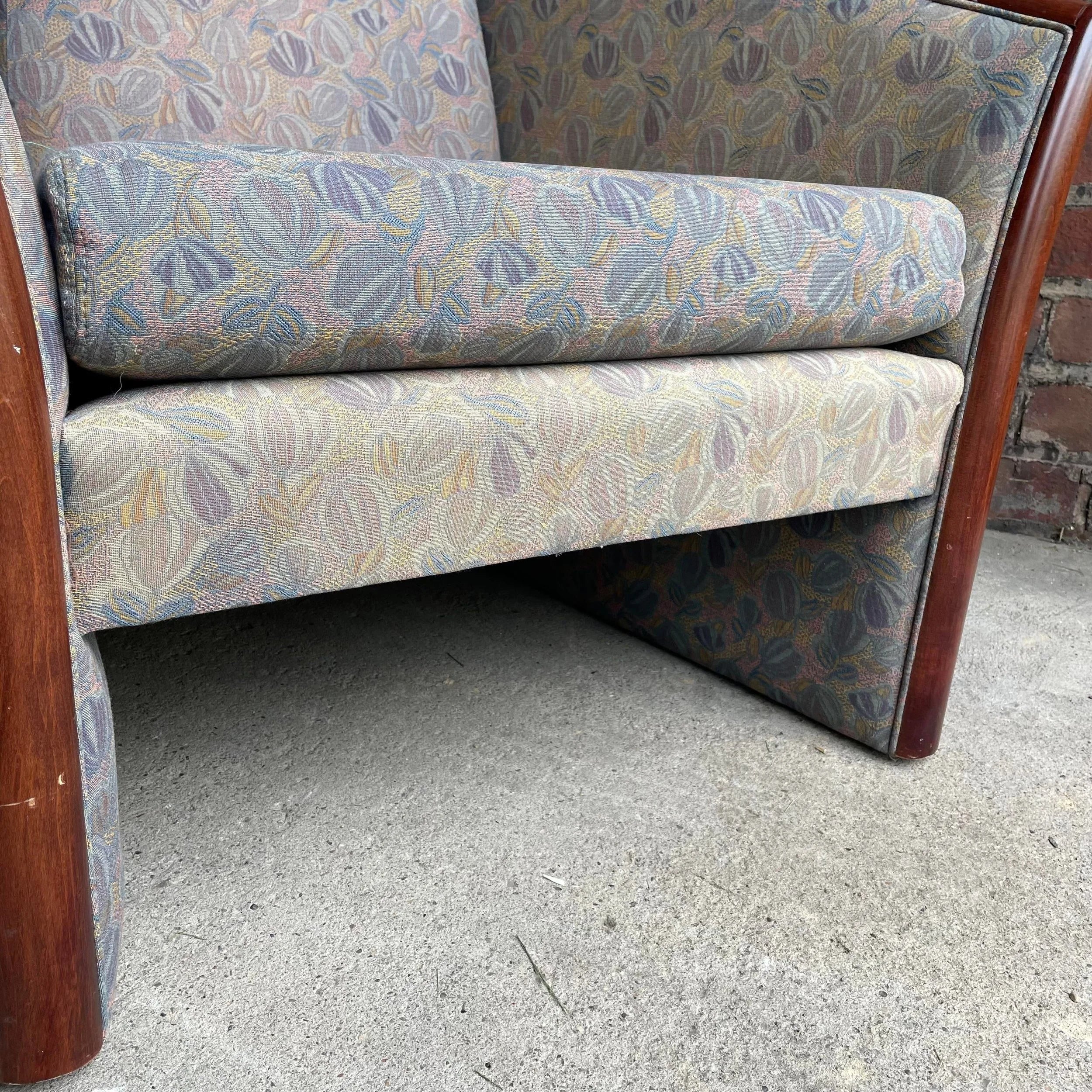 1990s Vintage Gunlocke Club Chairs - a Pair