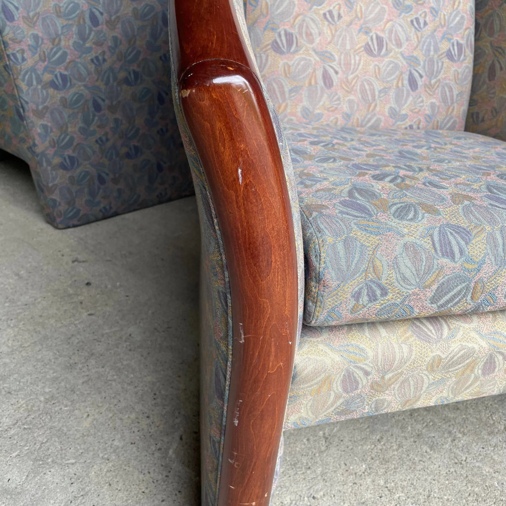1990s Vintage Gunlocke Club Chairs - a Pair