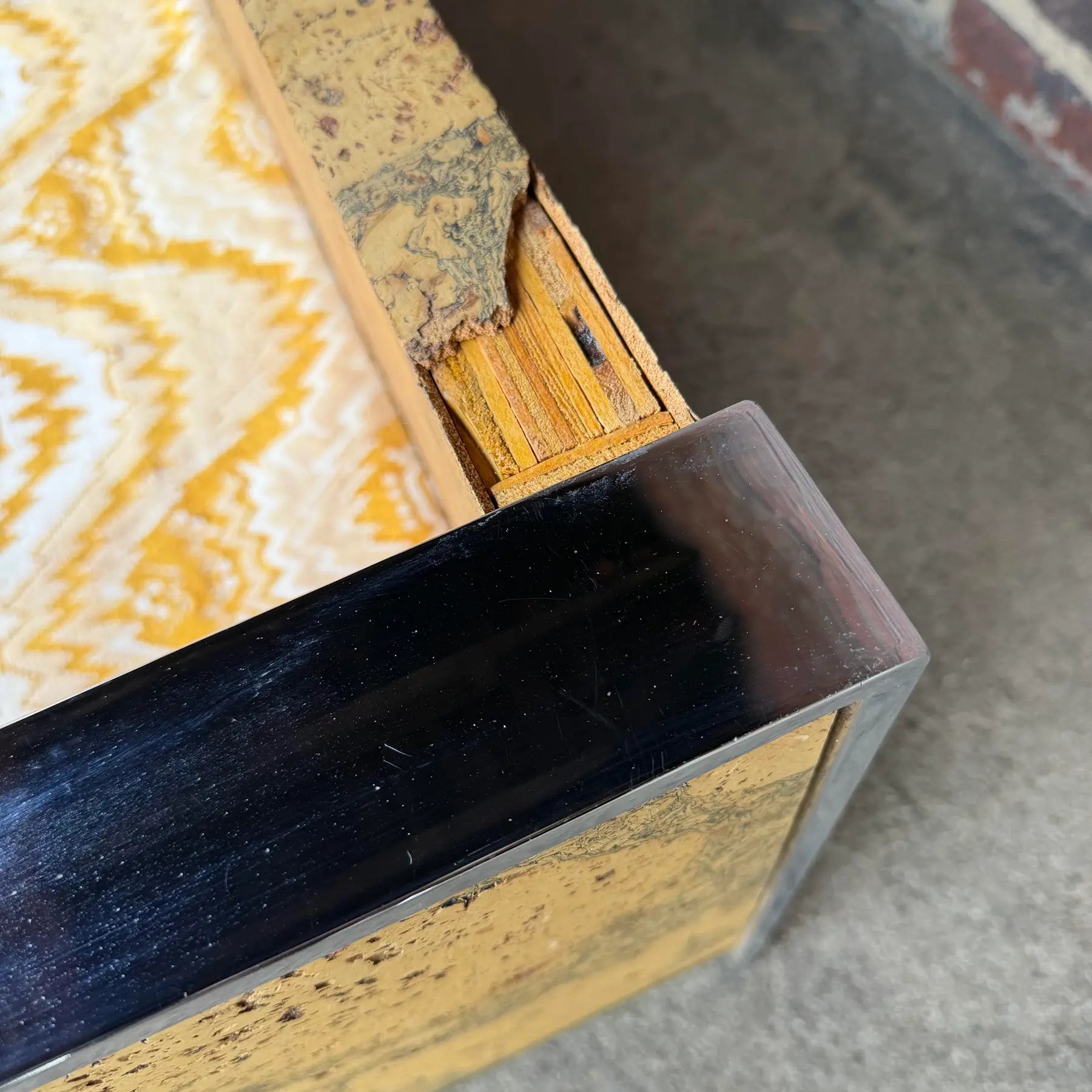Adrian Pearsall Chrome & Cork Loveseat Sofa for Craft Associates (2 of 2)