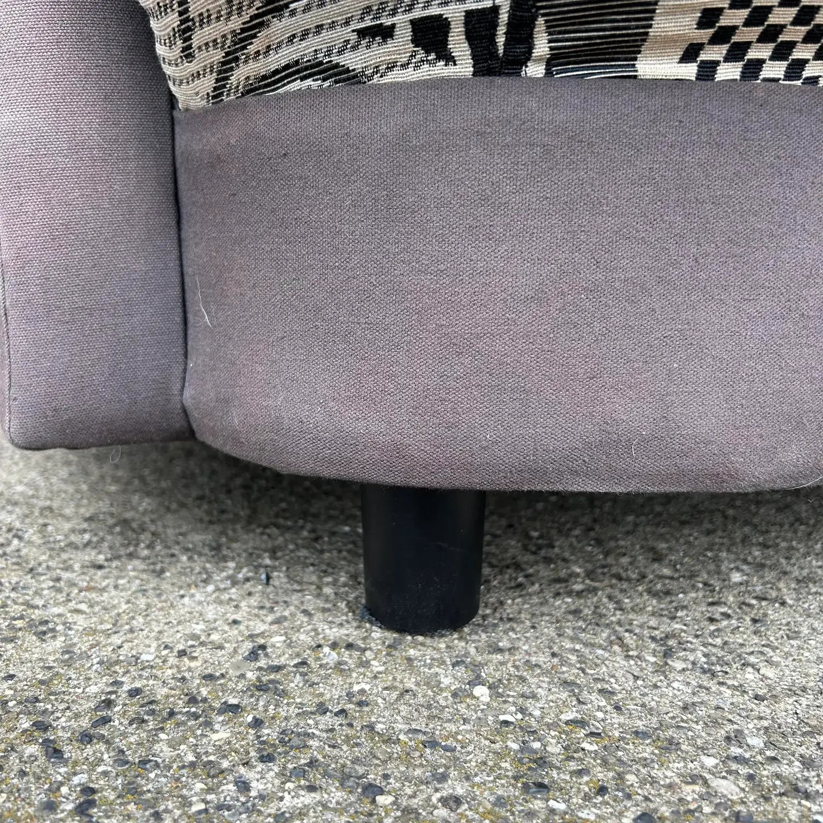 3 Piece Kagan Style Curved Sofa